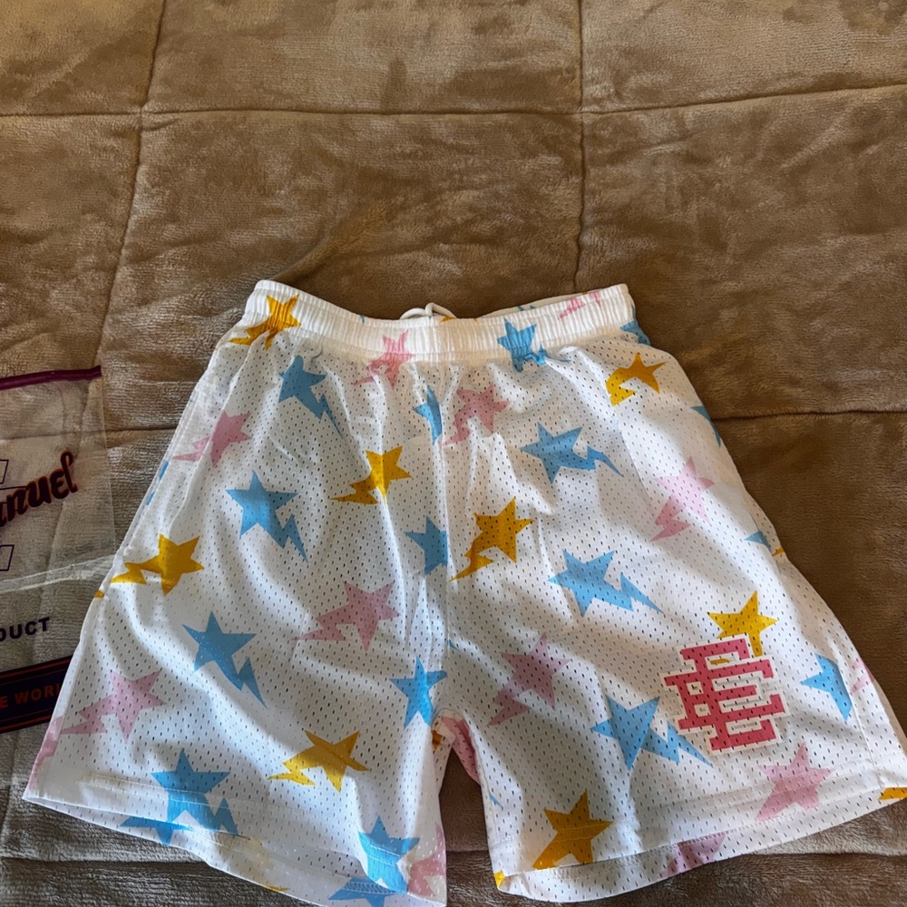White Eric Emanuel Shorts